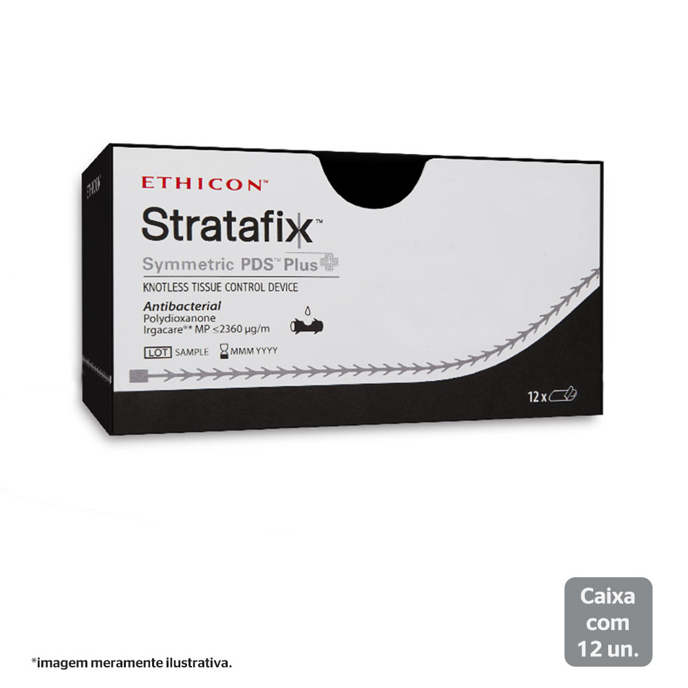 SXPP1B420 | Fio de sutura PDS Plus Stratafix Spiral Unidirecional 15 3-0 26mm 1/2