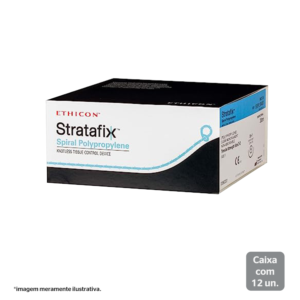 SXPL1B400 | Fio de sutura STRATAFIX? Spiral 30cm 2-0 Ag. 22mm 1/2